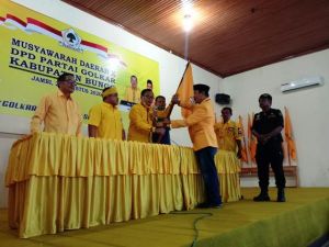 Bambang Hermanto Terpilih Secara Aklamasi Pimpin Golkar Bungo