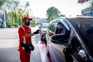 Cegah Virus Corona, 414 SPBU Pertamina Sumbagsel Layani Transaksi Non Tunai