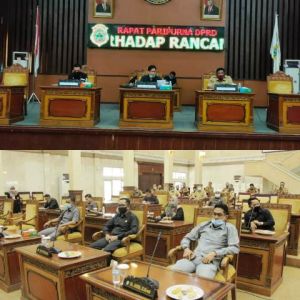 Rapat Paripurna Mendengarkan Pandangan Umum Fraksi Terkait Nota Rancangan KUPA dan PPAS