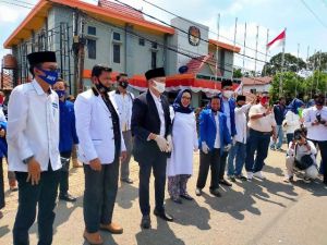 Firdaus-Camelia Resmi Mendaftar di KPU  Batanghari