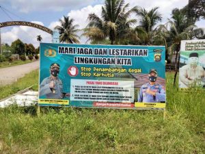 Kapolres Himbauan Malalui Spanduk, Bos PETI Malah Seret Nama Aparat Hukum