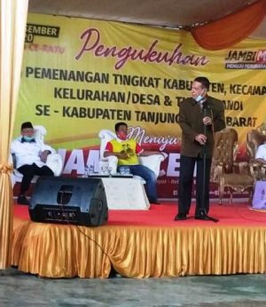 Pengukuhan Tim CE-Ratu Di Tanjabbar, UE : Masih Cinta Saya, Pilih CE - Ratu