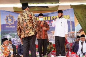 Fachrori dan Syafril Letakkan Batu Pertama Pembangunan Kota Santri Internasional Di Kerinci