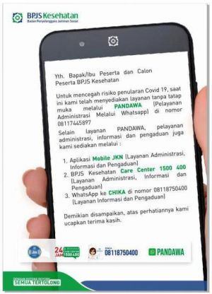 BPJS Cabang Jambi Siapkan Layanan Tanpa Tatap Muka di Masa Pandemi