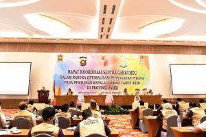 Rakor dengan Tim Gakkumdu Jambi, Bawaslu RI: Jangan Sampai Pilkada Jadi Kluster Baru