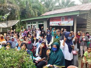 Dukungan Tak Terbendung, Warga Desa Rawa Mekar Teriakkan Yunninta-Mahdan Harga Mati