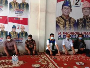 Kunjungi Posko Pemenangan Tanjabtim, Syafril Ingin Tanjabtim Lebih Baik Lagi