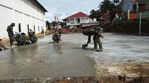 Ada Pembangunan Fisik dan Non Fisik, Ini Program TMMD yang Dilaksanakan Di Desa Sungai Langkap