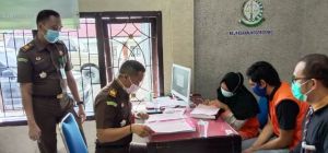 Tersangka Pengerusakan Alkes RSUD Tebo Dilimpahkan Ke Kejari Tebo