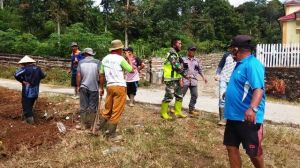 Pemuda Desa Sungai Langkap Dukung Penuh Program TMMD