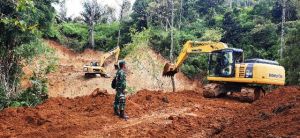 Jelang Berakhirnya Jadwal TMMD, Satgas Genjot Target Penyelesaian Jalan Baru