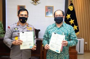 Kabaharkam Polri dan Dirjen Kekayaan Negara Bahas Koordinasi dan Kerja Sama