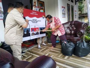 Warga Maro Sebo Ilir Batanghari Ramai-ramai Simulasi Coblos Nomor Dua Fachrori-Syafril