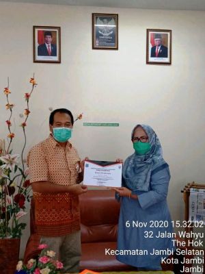 SKK Migas-PetroChina Serahkan Bantuan Penanganan Covid-19 bagi Petugas Garis Depan di Jambi