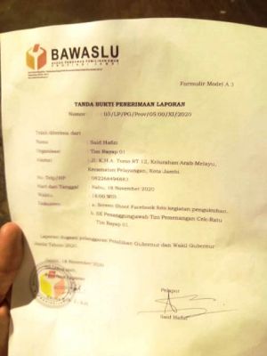 Disebut Jadi TA HBA, M Rum Dilaporkan ke Bawaslu karena Kukuhkan Tim Haris