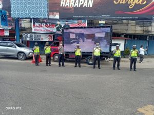 Subdit Kamsel Ditlantas Polda Jambi Sosialisasi Expo IT For Road Safety