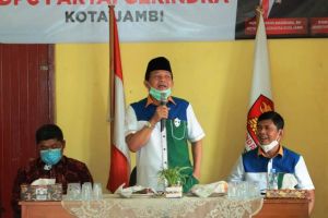 Gerindra Kota Jambi Siap Kawal Suara Untuk Fachrori-Syafril