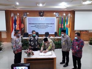 Unja Terima Hibah Tanah  3,6 Ha Untuk Perluasan Kampus Unja di Batanghari