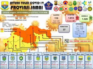 Update 29 November 2020, 46 Pasien Positif Covid-19, Berikut Datanya