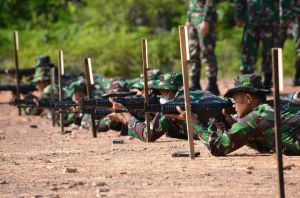 Korem 042/Gapu Gelar Latihan Menembak TW IV 2020