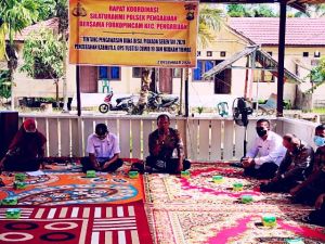 Putus Rantai Sebaran Covid-19, Satgas dan Polsek Pengabuan Sosialisasikan 3M
