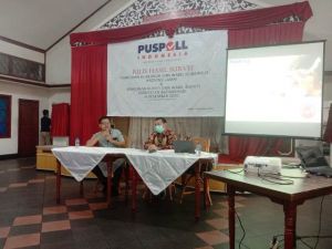 Rilis Survei Puspoll Indonesia, CE - Ratu Unggul 42,2 Persen
