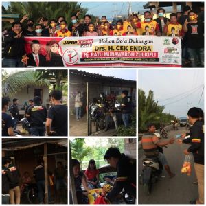 H-7, Milenial CE-RATU Tanjab Barat semakin Gencar Door to Door