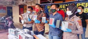 Jual Barang Black Market, Polresta Jambi Amankan Pemilik Toko Handphone Sumbar