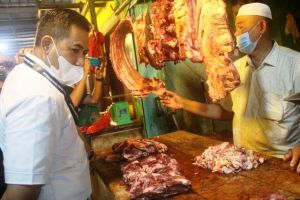 Polda Jambi Cek Harga Bapok Jelang Nataru 2021, Harga Cabe Tembus Rp90 ribu/Kg