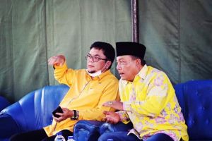Reses IW dan Anggota Fraksi Golkar Muaro Jambi Digelar di Alam Terbuka Danau Tangkas