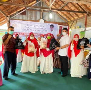 Terus Bagikan Sembako, Wujud Kepedulian SAH Di Tengah Pandemi