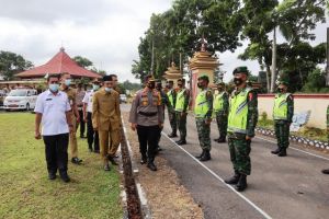 Cegah Kerumuanan Massa di Nataru 2021, Kapolres Muaro Jambi : Bubarkan dengan Humanis