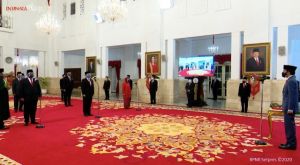 Presiden Jokowi Lantik Menteri dan Wamen Kabinet Indonesia Maju