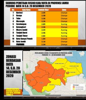 Bertambah 39 Pasien Covid-19, 7 Kabupaten Zona Oranye dan 4 lainnya Zona Kuning