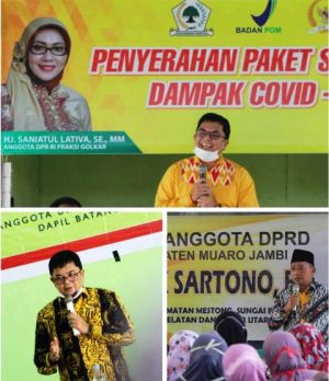 Sinergisitas 3 Politisi Golkar Jambi, Solid Perduli Perjuangkan Aspirasi Masyarakat