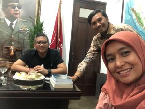 Ratu Temui Sekjen DPP Bersama Edi Purwanto, Hasto: Kita Terus Berjuang