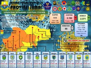 Kasus Covid-19 30 Desember 2020 Bertambah 35 Orang, Berikut Data Pasien