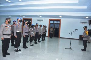 Ratusan Porsonel di Polda Jambi Naik Pangkat