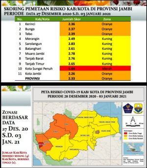 Pasien Covid-19 Bertambah, Berikut Wilayah Zonasi Penyebaran Covid-19