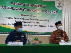 Wawako DR Maulana Buka Sarasehan BAZNAS Kota Jambi