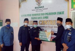 BAZNAS Kota Jambi Bantu Ringankan Biaya Berobat Bayi Jantung Bocor