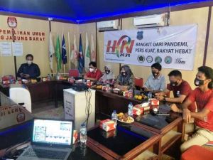 Peringatan HPN di Tanjabbar Digelar di Gedung KPU Sambil Ngopi Bareng