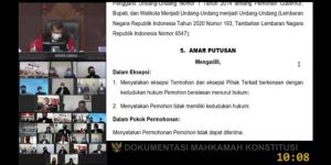 Gugatan Fikar-Yos Ditolak, Ahmadi Zubir- Antos Walikota dan Wakil Walikota Sungai Penuh