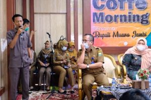 Diskominfo Muarojambi Gelar Coffee Morning Insan Pers Bersama Bupati Masnah
