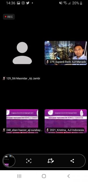 300 Peserta Ikuti Kongres XI AJI yang Digelar Secara Virtual