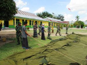 Gotong Royong Bersama Satgas TMMD, Santri Ini Langsung Ingin Tes Masuk TNI