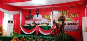 Wabup BBS Resmi Buka TMMD 110 di Desa Sungai Terap
