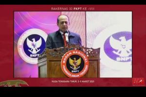 Rakernas FKPT Resmi Dibuka, Kepala BNPT: Cegah Sistem Nilai Kaum Radikal Intoleran