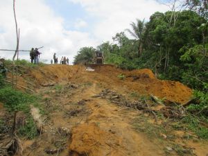 Alat Berat Mulai Bekerja di Jalan Penghubung Mekar Jaya dan Talang Belido