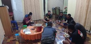 Makan malam bersama, Satgas Jalin Keakraban dengan Orang Tua Asuh